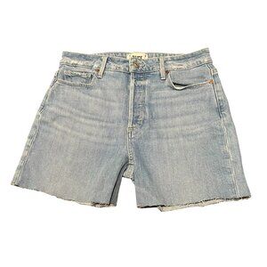 PAIGE Blue Denim Shorts